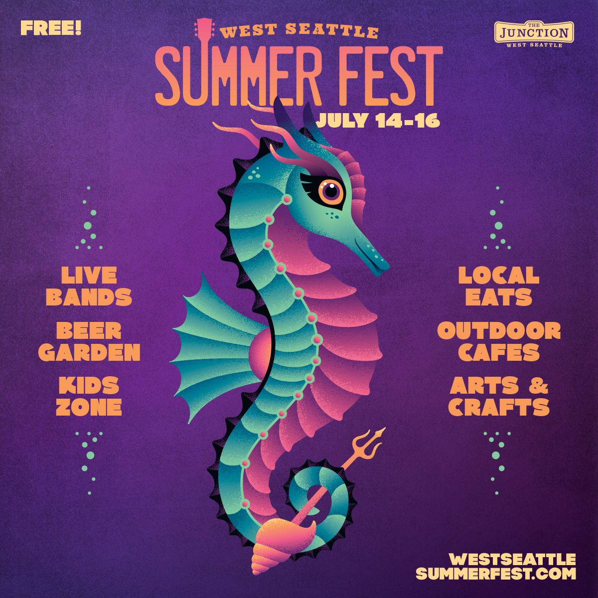 West Seattle Summerfest Is Coming July 14-16; Live Music, Shopping 